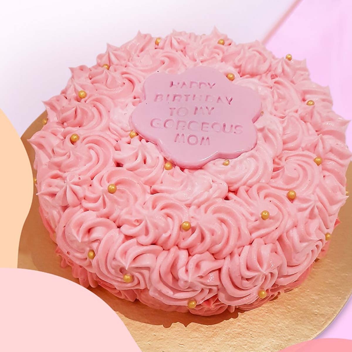 Vanilla Rosette Cake